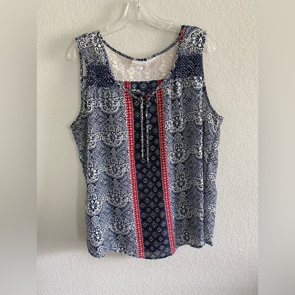 Westport Tops - Westport 1962 Boho Sleeveless Blouse – 1X